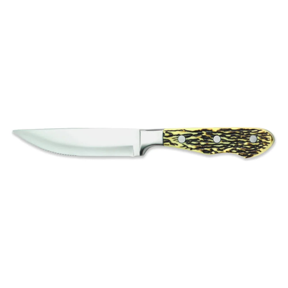 Walco Buck Stag Steak Knife — 12 Per Case