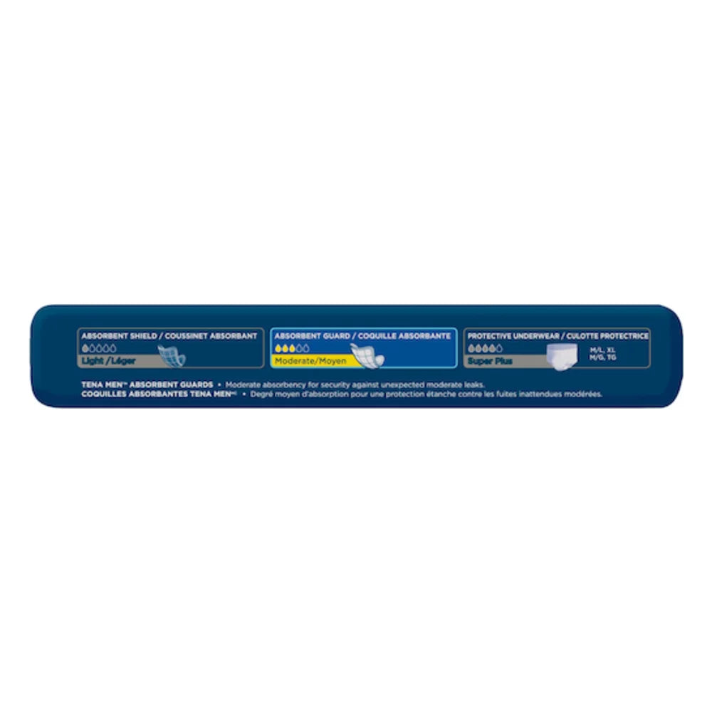 Tena Absorbent Guard Level Two Men, 48 Count — 3 Per Case