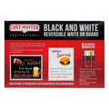 Chef Master 18" X 24" Black & White Reversible Write On Board — 1 Per Case