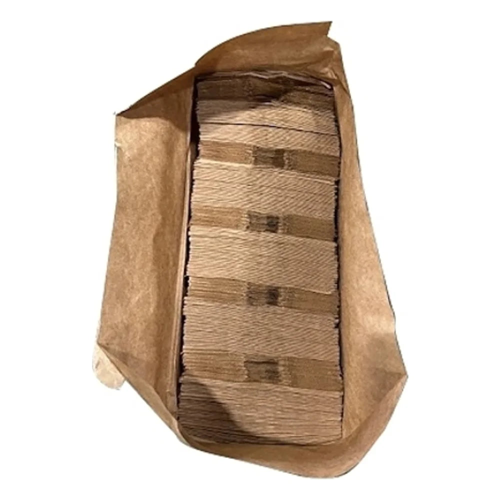 AJM 12# Narrow Base Kraft Bag, 500 Count — 1 Per Case