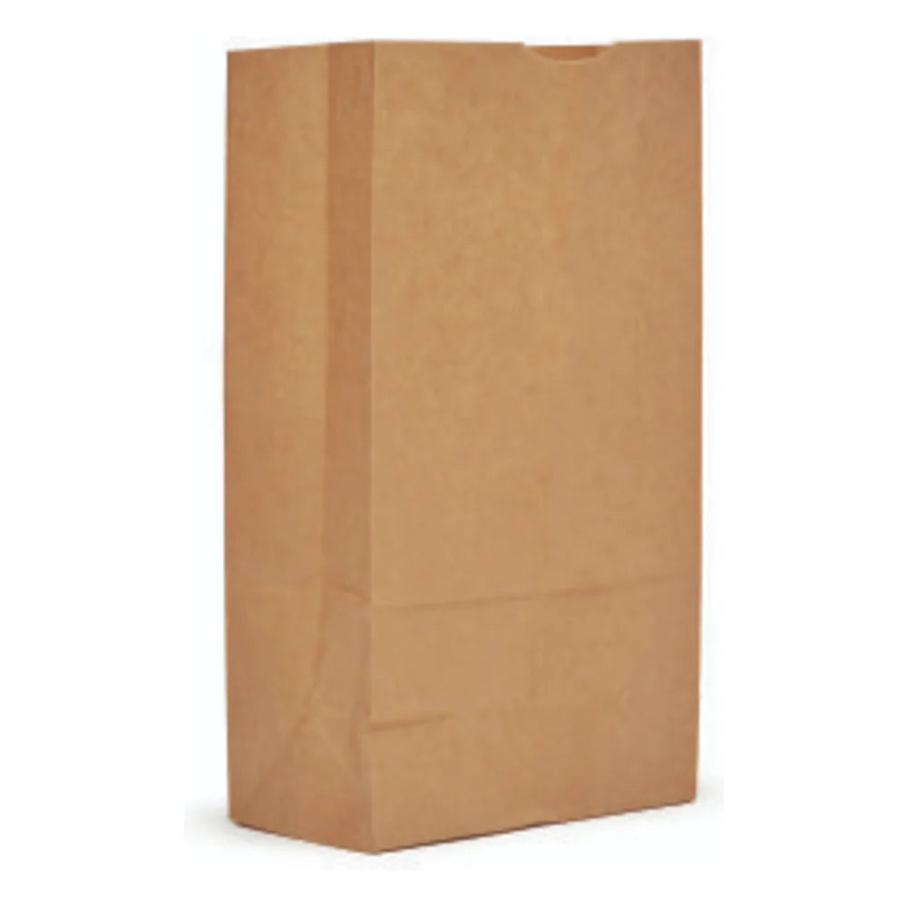 AJM 12# Natural Kraft Bag, 500 Count — 1 Per Case