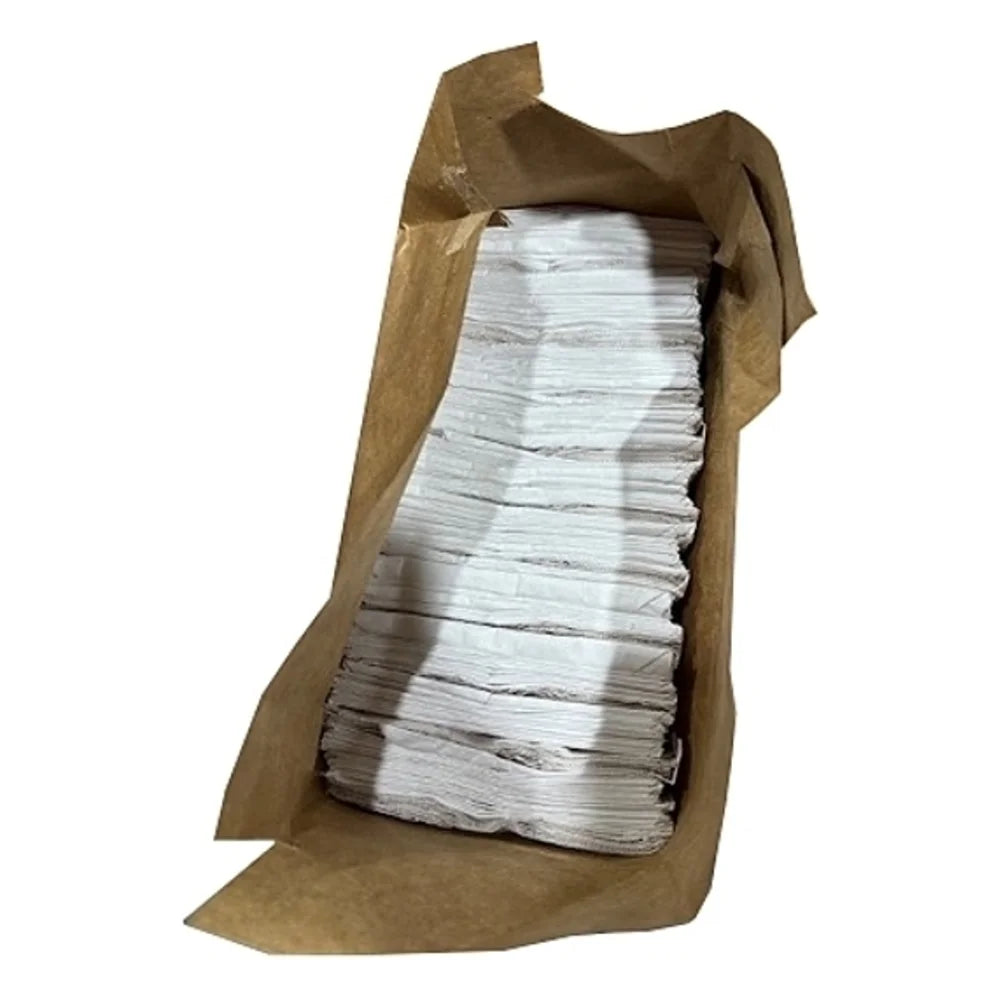 AJM 4# Bleached Bag, 500 Count — 1 Per Case