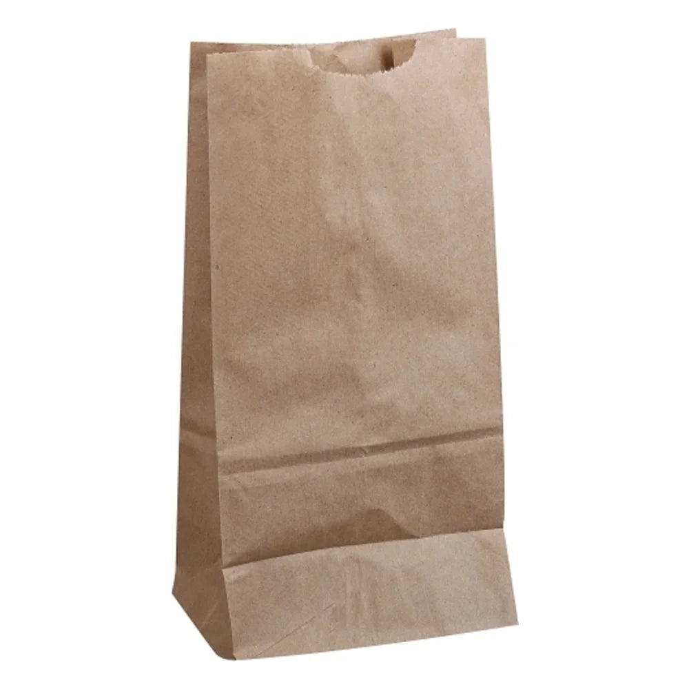 AJM 2# Natural Kraft Bag, 500 Count — 1 Per Case