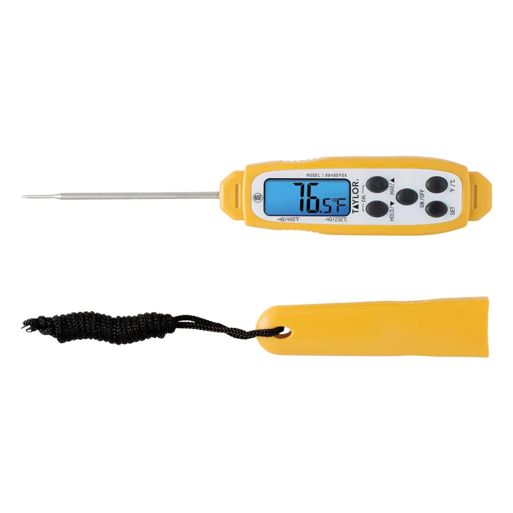 Taylor -40/450 Degrees F. Dishwasher Proof Pocket Digital Thermometer — 1 Per Case