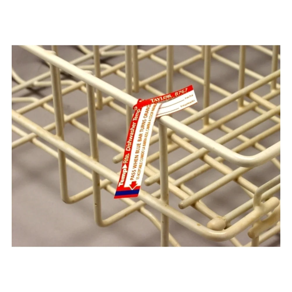 Taylor Temprite Dishwasher Temperature Test Strips, 25 Count — 12 Per Case