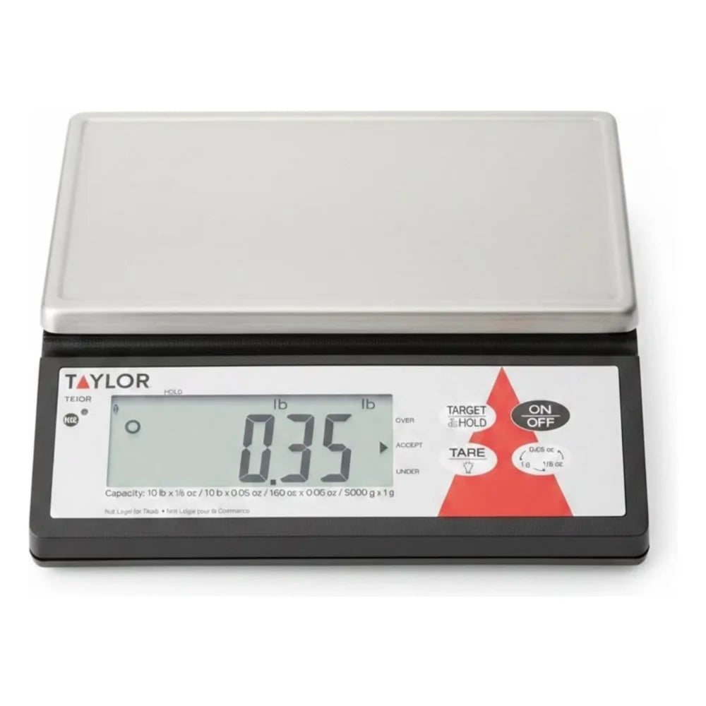 Taylor Digital Portion Control Scale, 10 Pound/5 Kilogram — 1 Per Case