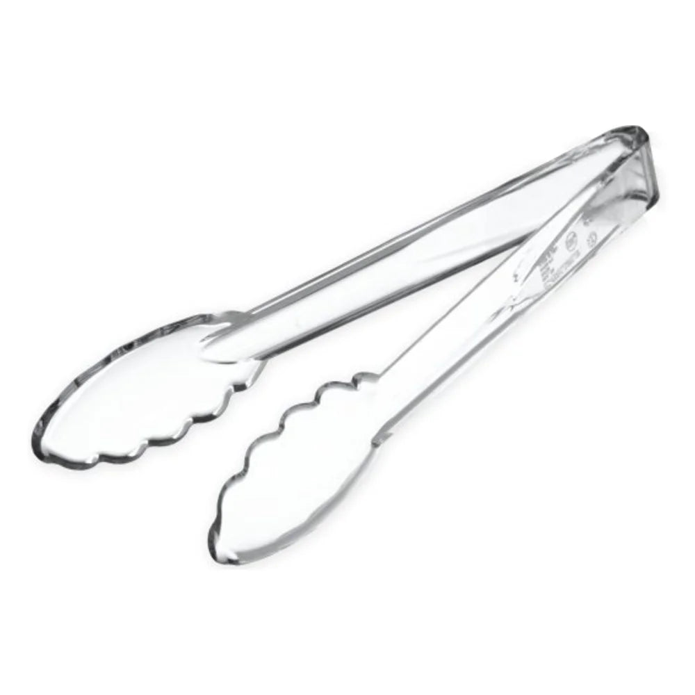 Carlisle 9 Inch Clear Plastic Utility Tong — 1 Per Case