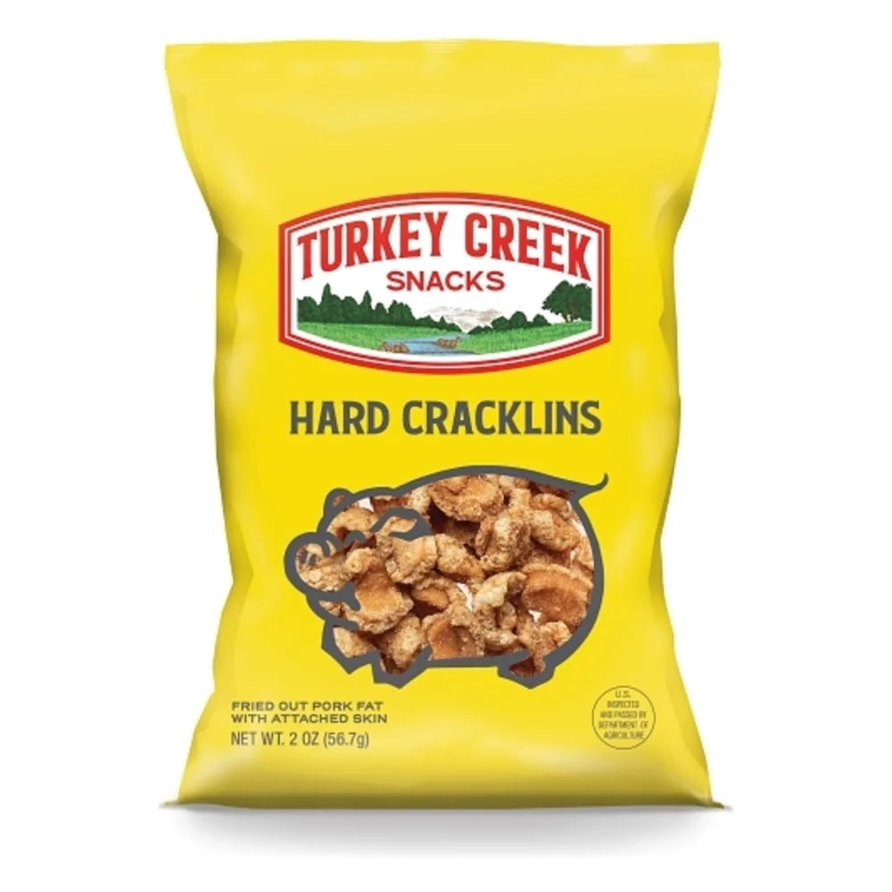 Turkey Creek Snacks Hard Cracklins, 2 Ounce — 12 Per Case