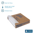 Dixie 12 Inch X 12 Inch White Silicon Treated Parchment Pizza Sheets, 1000 Count — 1 Per Case