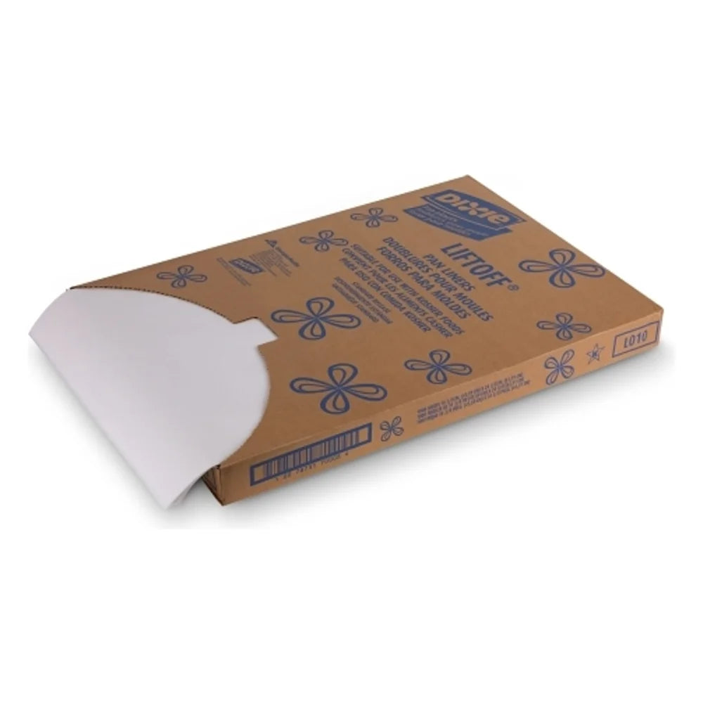 Dixie 16.38 Inch X 24.38 Inch Greaseproof Liftoff Pan Liner, 1000 Count — 1 Per Case