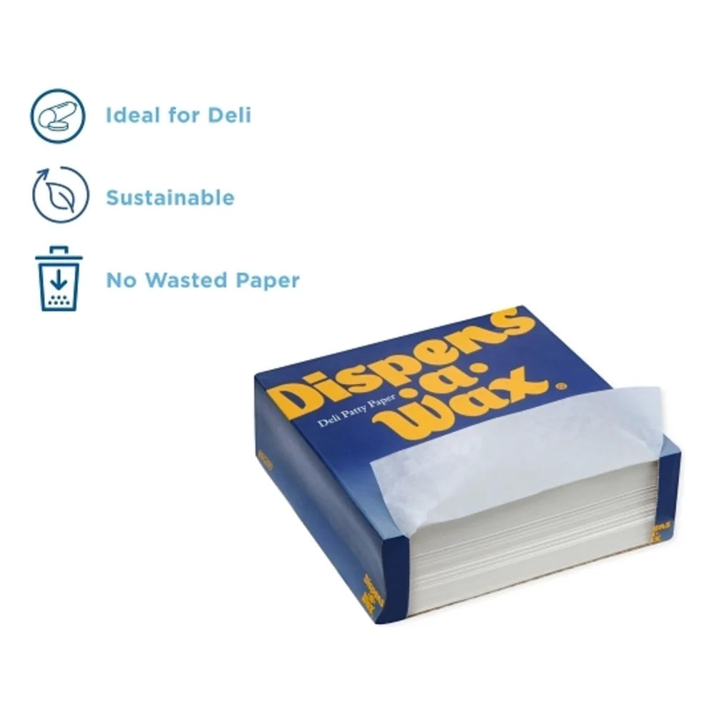 Dispens-A-Wax Deli Patty Paper 5.5X5.5, 1000 Count — 1080 Per Case