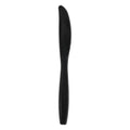 Dixie Heavy Weight Polypropylene Wrapped Black Knife, 1000 Count — 1 Per Case
