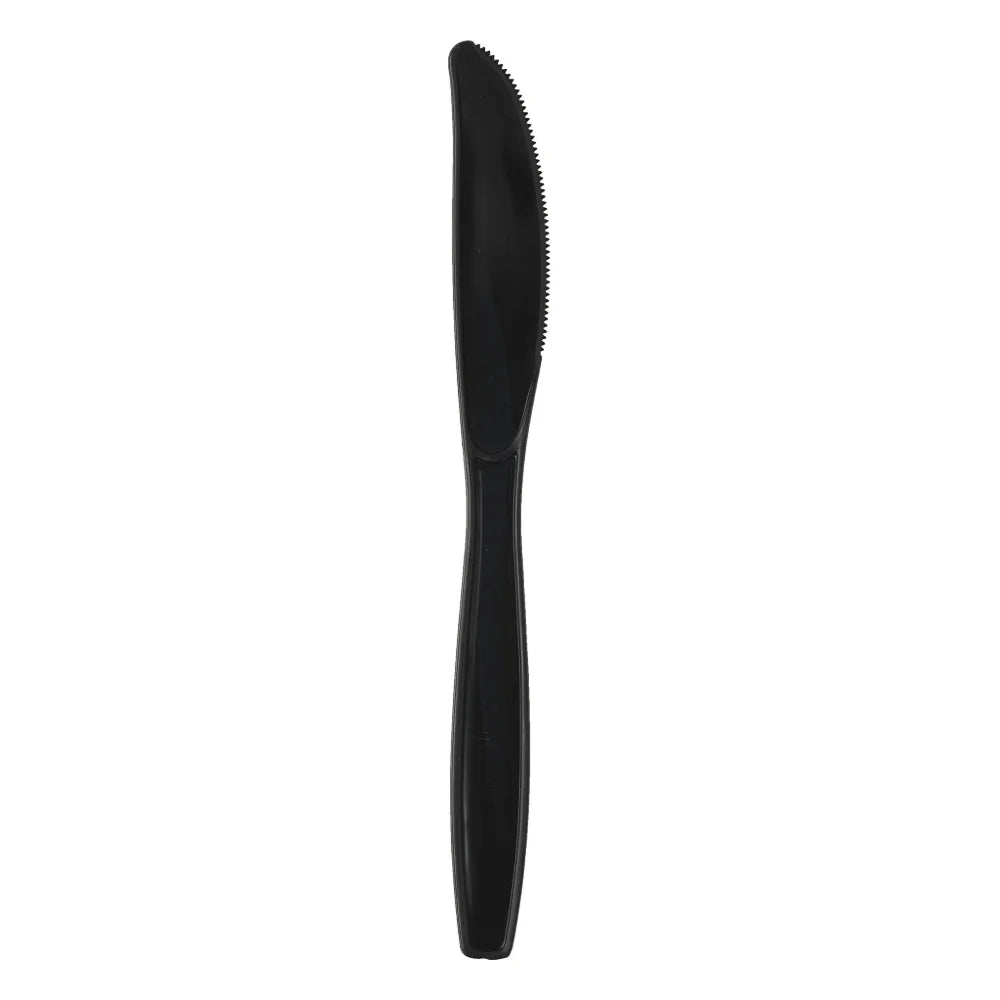 Dixie Heavy Weight Polypropylene Wrapped Black Knife, 1000 Count — 1 Per Case