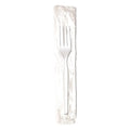 Dixie Medium Weight Polystyrene Individually Wrapped White Fork, 1000 Count — 1 Per Case