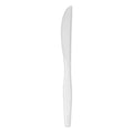 Dixie Medium Weight Polystyrene White Knife, 1000 Count — 120 Per Case