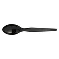 Dixie GP Pro Heavy Weight Polystyrene Plastic Black Teaspoon, 1000 Count — 96 Per Case