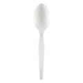 Dixie Medium Weight Polystyrene White Teaspoon, 1000 Count — 96 Per Case