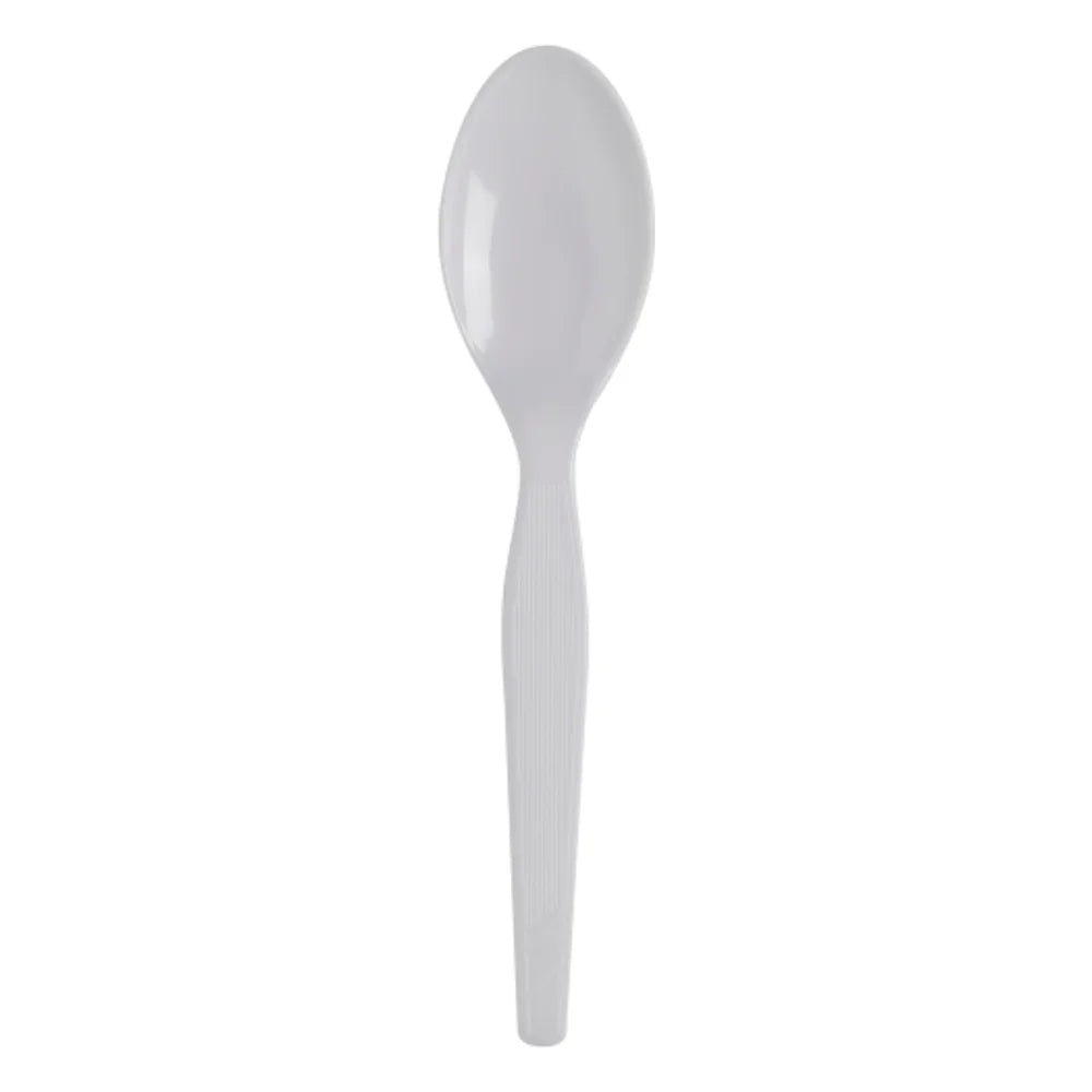 Dixie Teaspoon Polystrene Heavy Weight White, 1000 Count — 1 Per Case