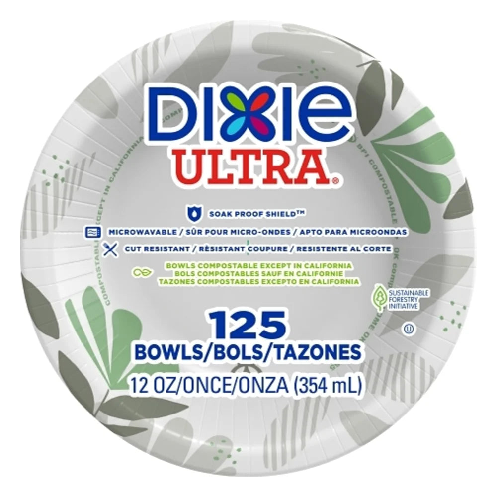 Dixie Ultra Heavy Weight Paper Bowl, 12 Ounce — 288 Per Case