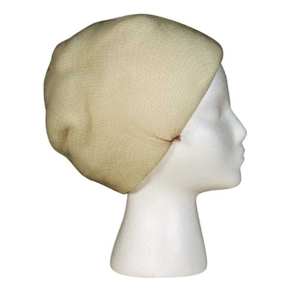 Cellucap Light Weight Nylon Light Brown Hairnet, 22 Inch — 10 Per Case