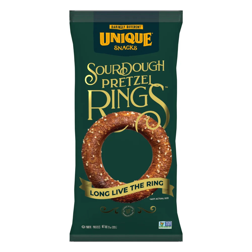Unique Pretzel Bakery Sourdough Rings, 11 Ounce — 6 Per Case