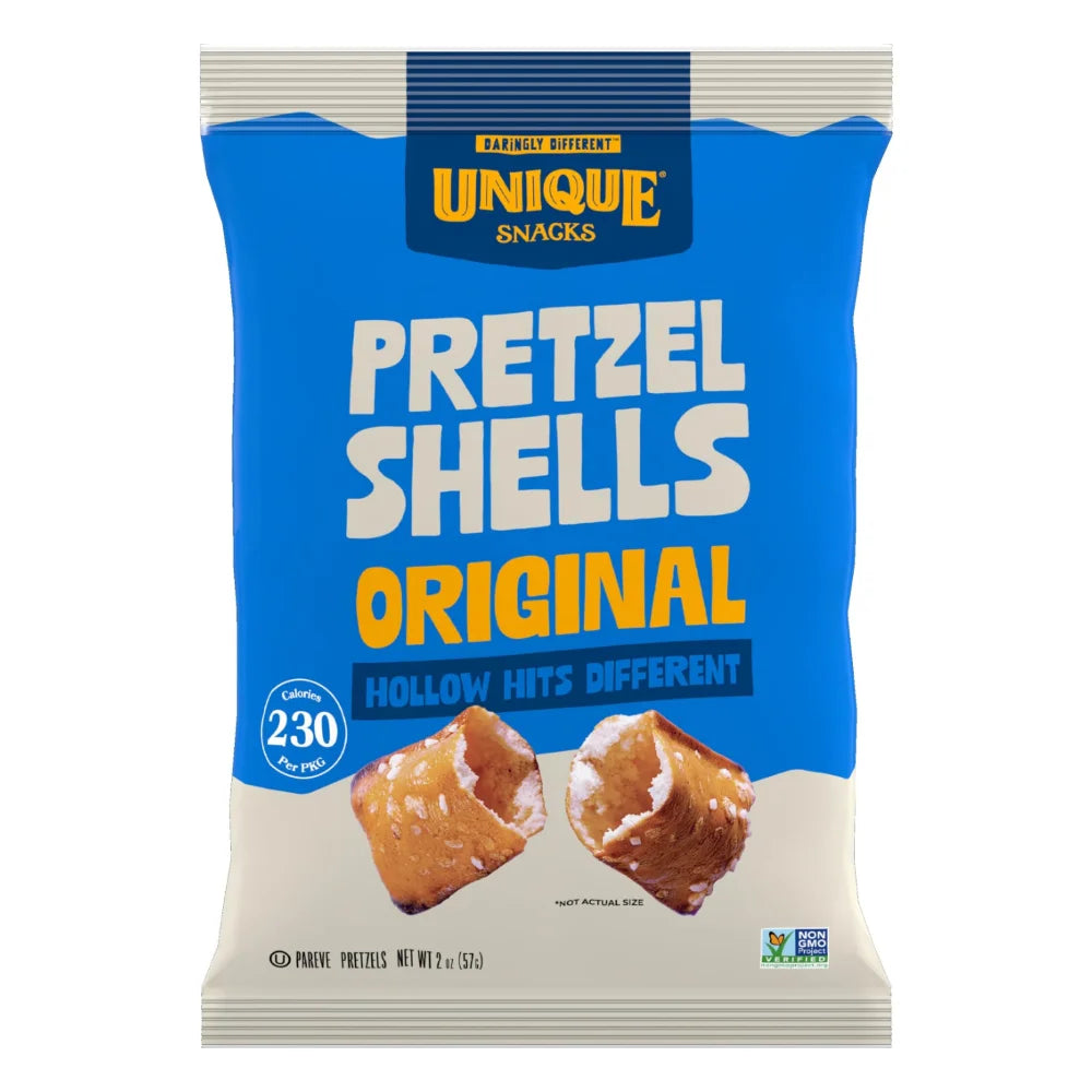 Unique Pretzel Bakery Original Shells, 2.12 Ounce — 24 Per Case
