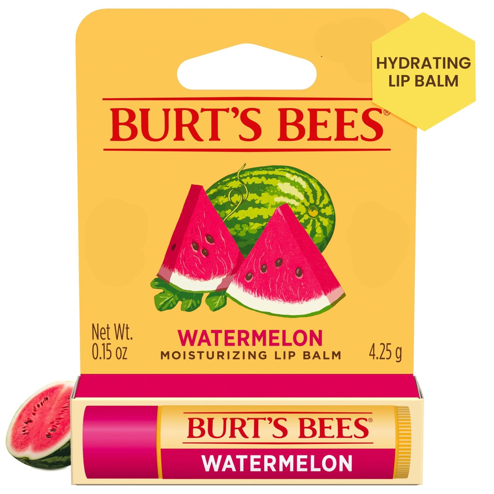 Burt's Bees Watermelon Lip Balm (0.15 oz)/48pk