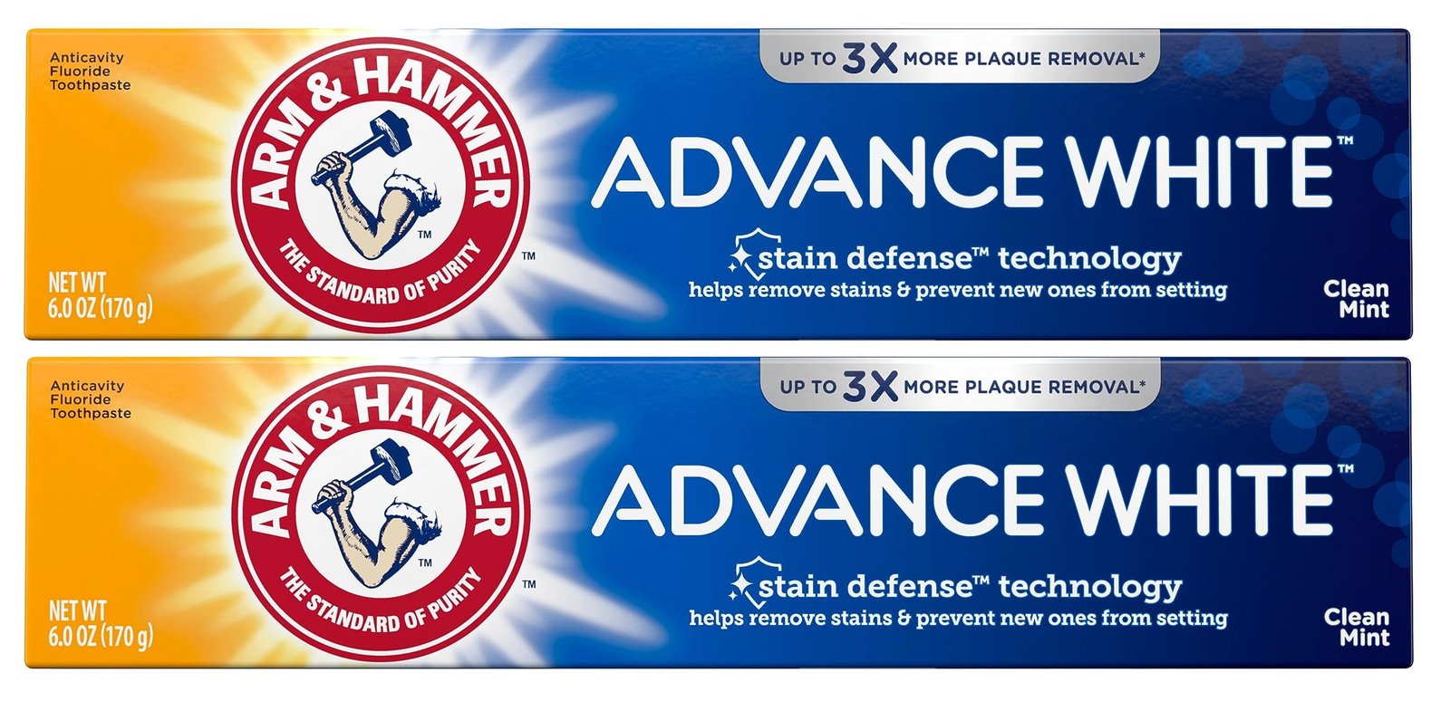 Arm & Hammer Advance White Toothpaste Mint (6 oz, 2 ct)/12pk
