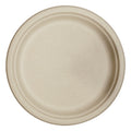 World Centric 9" Unbleached Plant Fiber Plates, 50 Each — 20 Per Case