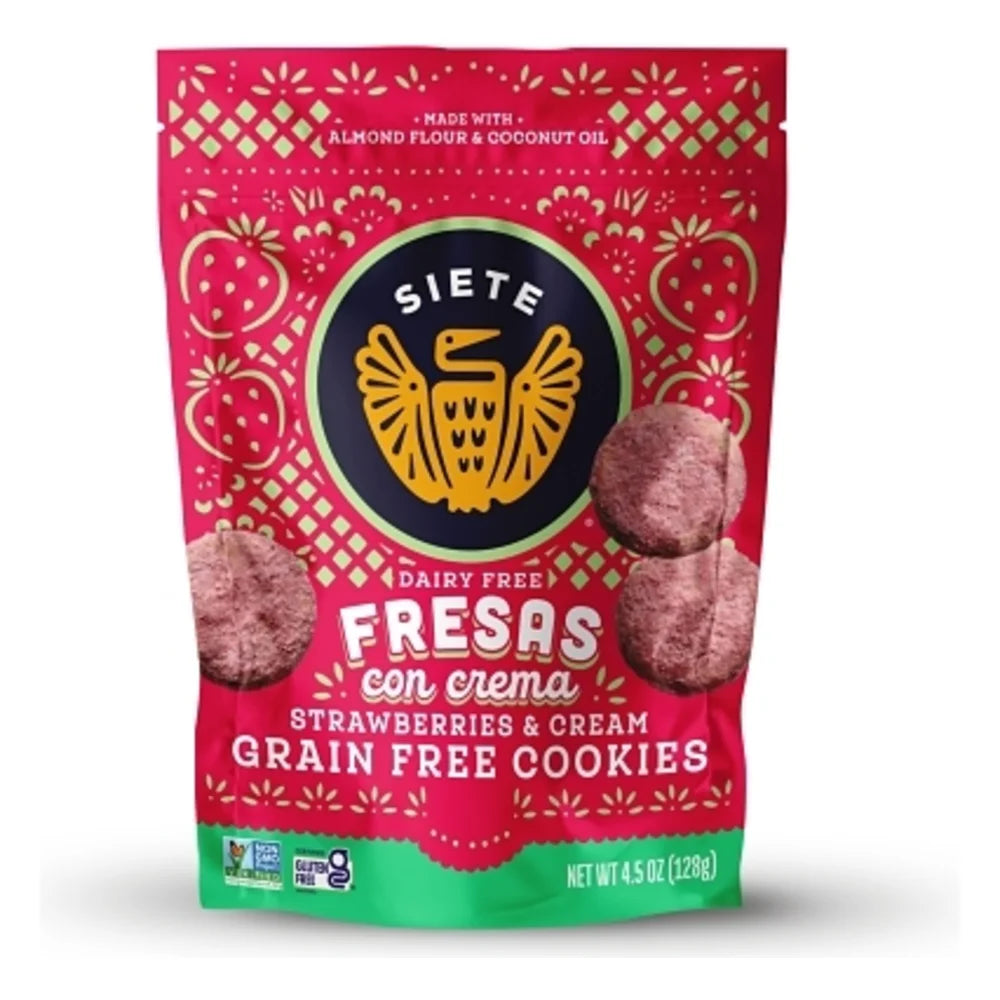 Siete Fresas Con Crema Cookies, 4.5 Ounce — 10 Per Case