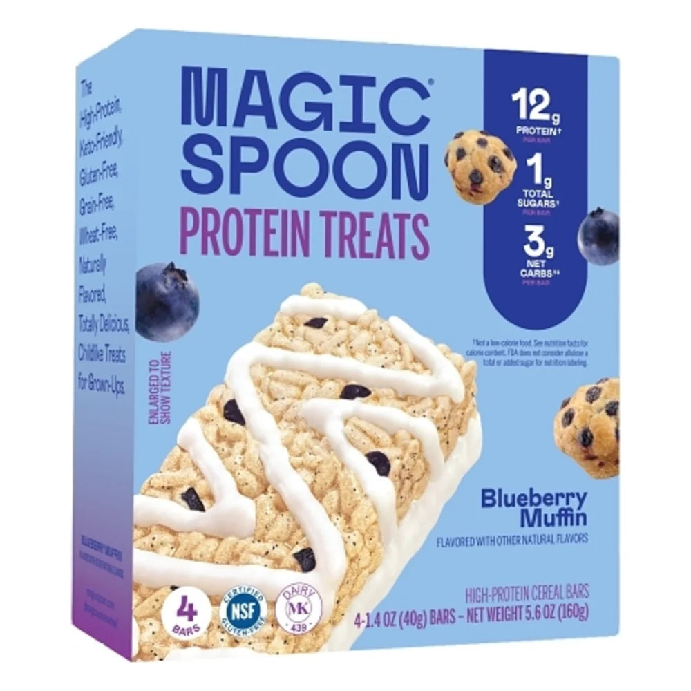 Magic Spoon Blueberry Muffin Protein Treats, 5.6 Ounce — 6 Per Case