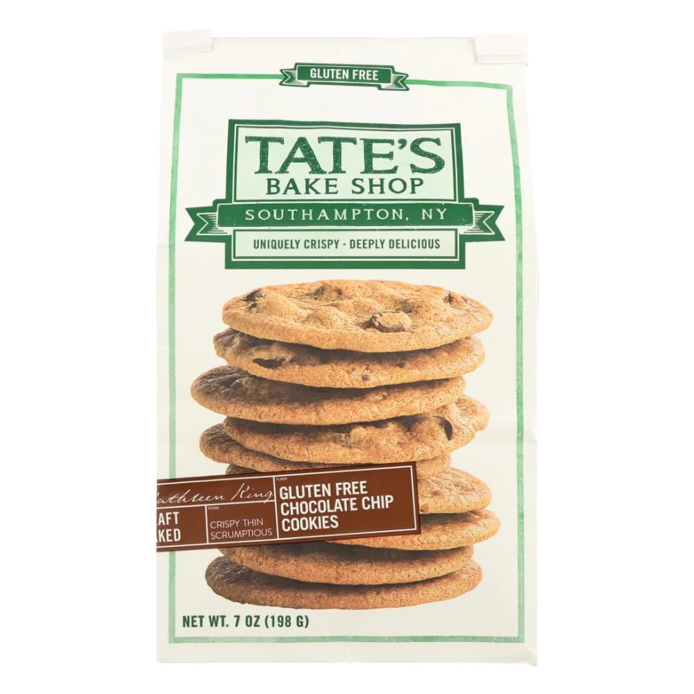 Tate's Bake Shop Gluten-Free Chocolate Chip Cookies, 7 Ounce — 6 Per Case