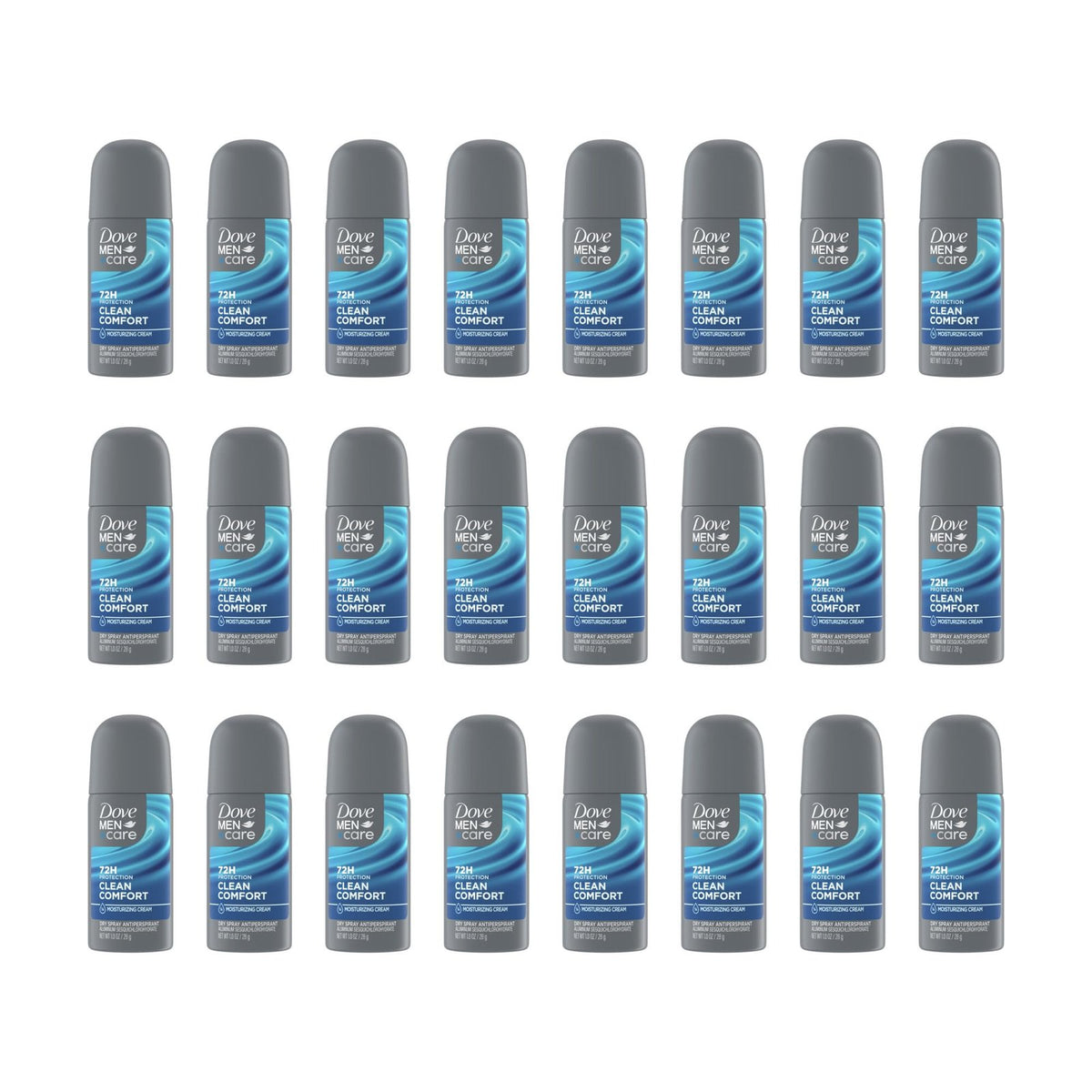 Dove Men+Care Deodorant Dry Spray Clean Comfort (1 oz, 24 ct)/24pk