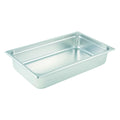 Winco Full Size 4 Inch Anti-Jam Stainless Steel Steam Pan — 1 Per Case