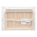 Tellus No Pfas Added 5-Compartment Tray, 400 Count — 8 Per Case