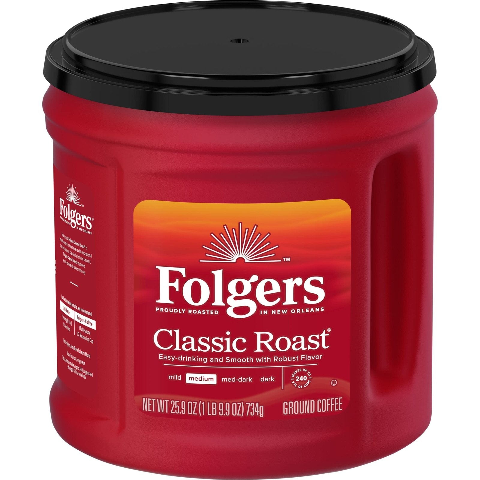 Folgers Classic Roast Ground Coffee (25.9 oz)/6pk