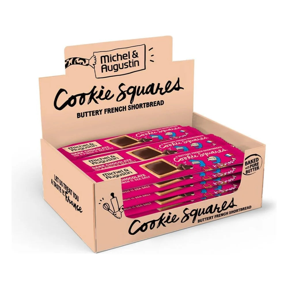 Michel & Augustin Dark Chocolate & A Pinch Of Sea Salt — 18 Per Case