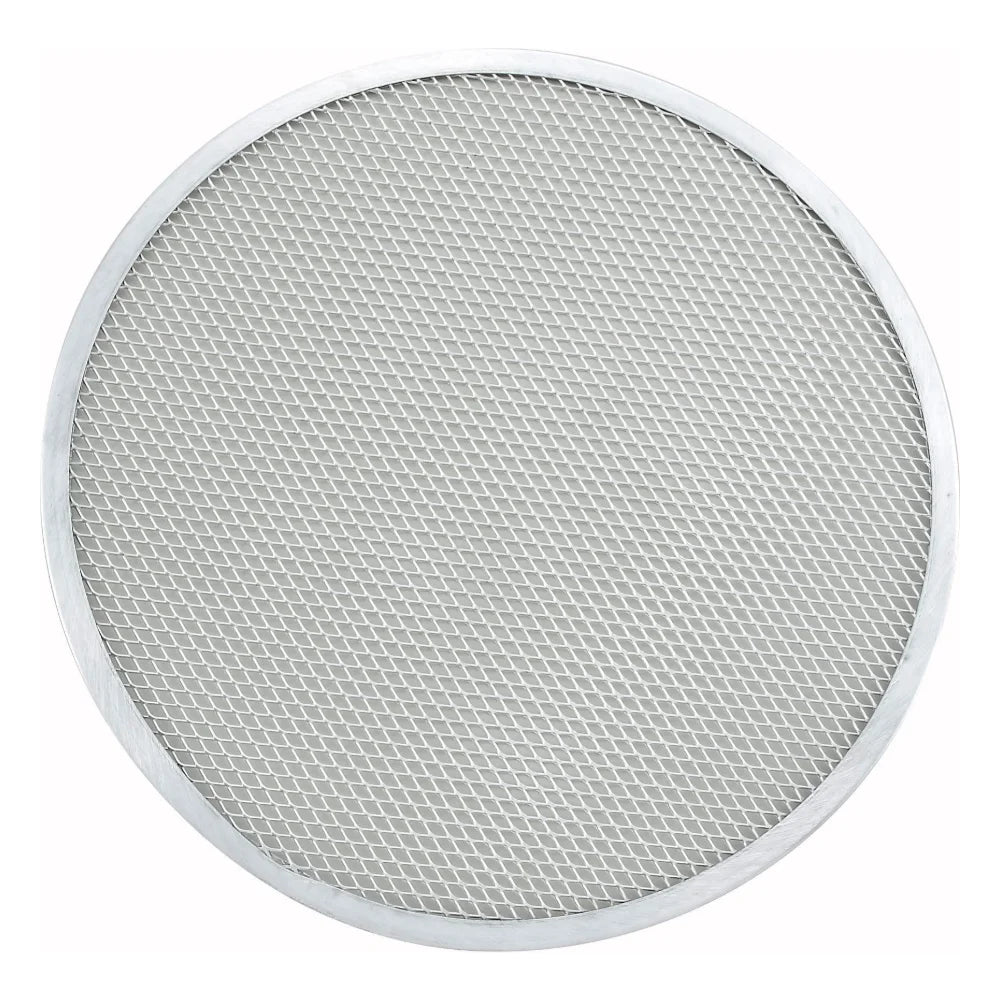 Winco Seamless Aluminum Pizza Screen — 1 Per Case
