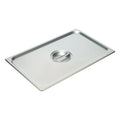 Winco Full Size Stainless Steel Steam Table Pan Cover — 1 Per Case
