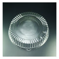 Party Tray 18 Inch Lid Round Clear — 1 Per Case