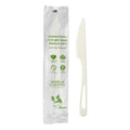 World Centric Tpla Compostable Corn Starch Individually Wrapped Knife — 1 Per Case