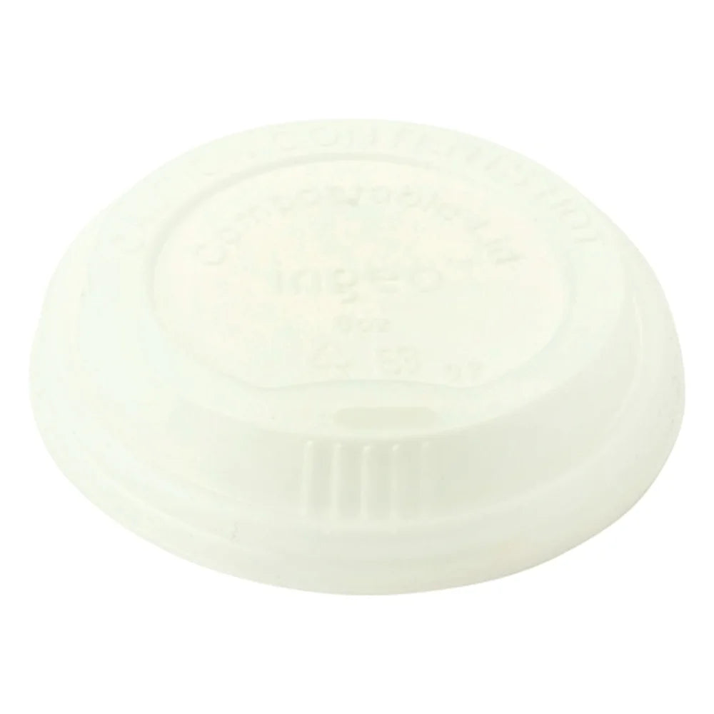 World Centric Cpla Compostable Cup Lid, 8 Ounce — 20 Per Case