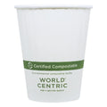World Centric Paper Compostable Double Wall Hot Cup, 12 Ounce — 25 Per Case