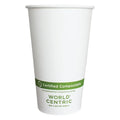 World Centric Double Wall Hot Cup With Bio Lining, 16 Ounce — 15 Per Case