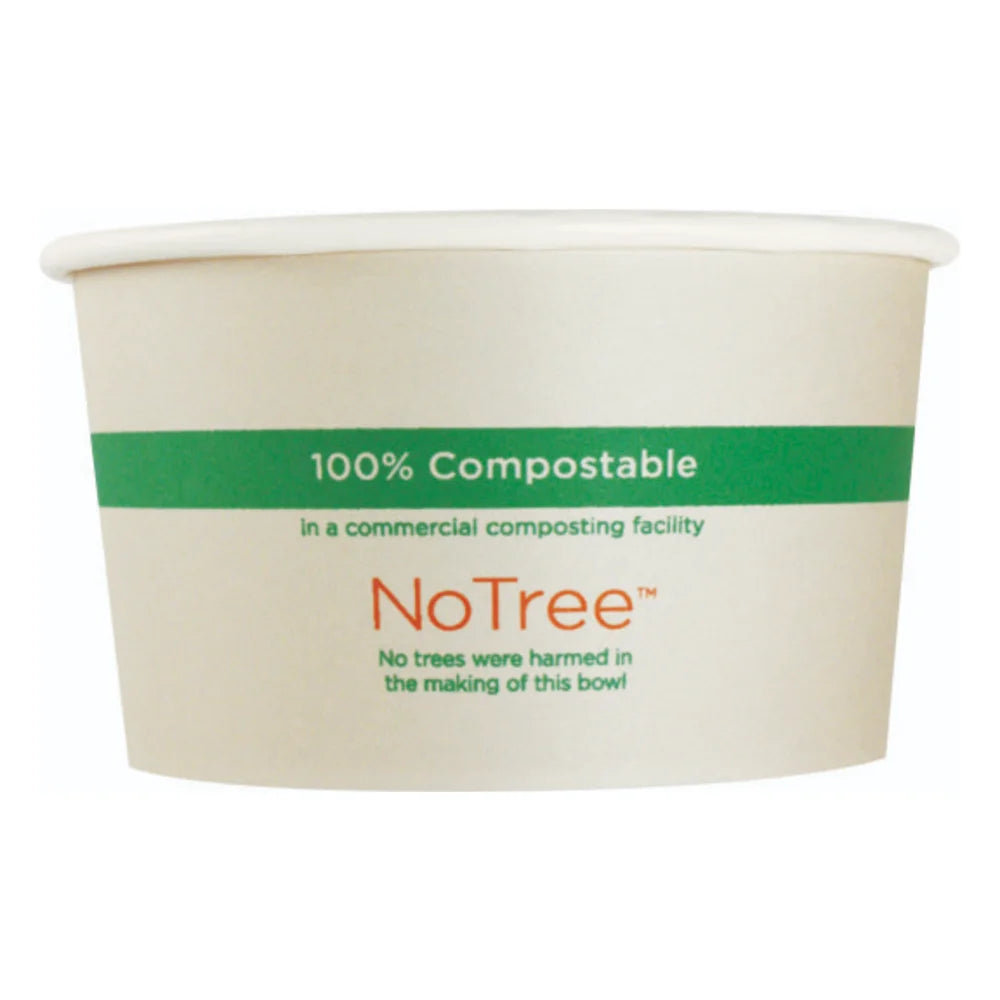 World Centric 100% Sugarcane Paper Bowls, 8 Ounce — 20 Per Case
