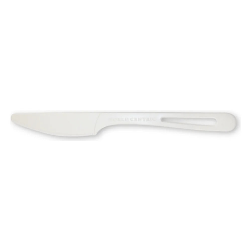 World Centric Knives Medium Ribbed Compostable, 6.7" — 20 Per Case