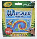 Crayola Washable Window Markers, 8 ct — 24 Per Case