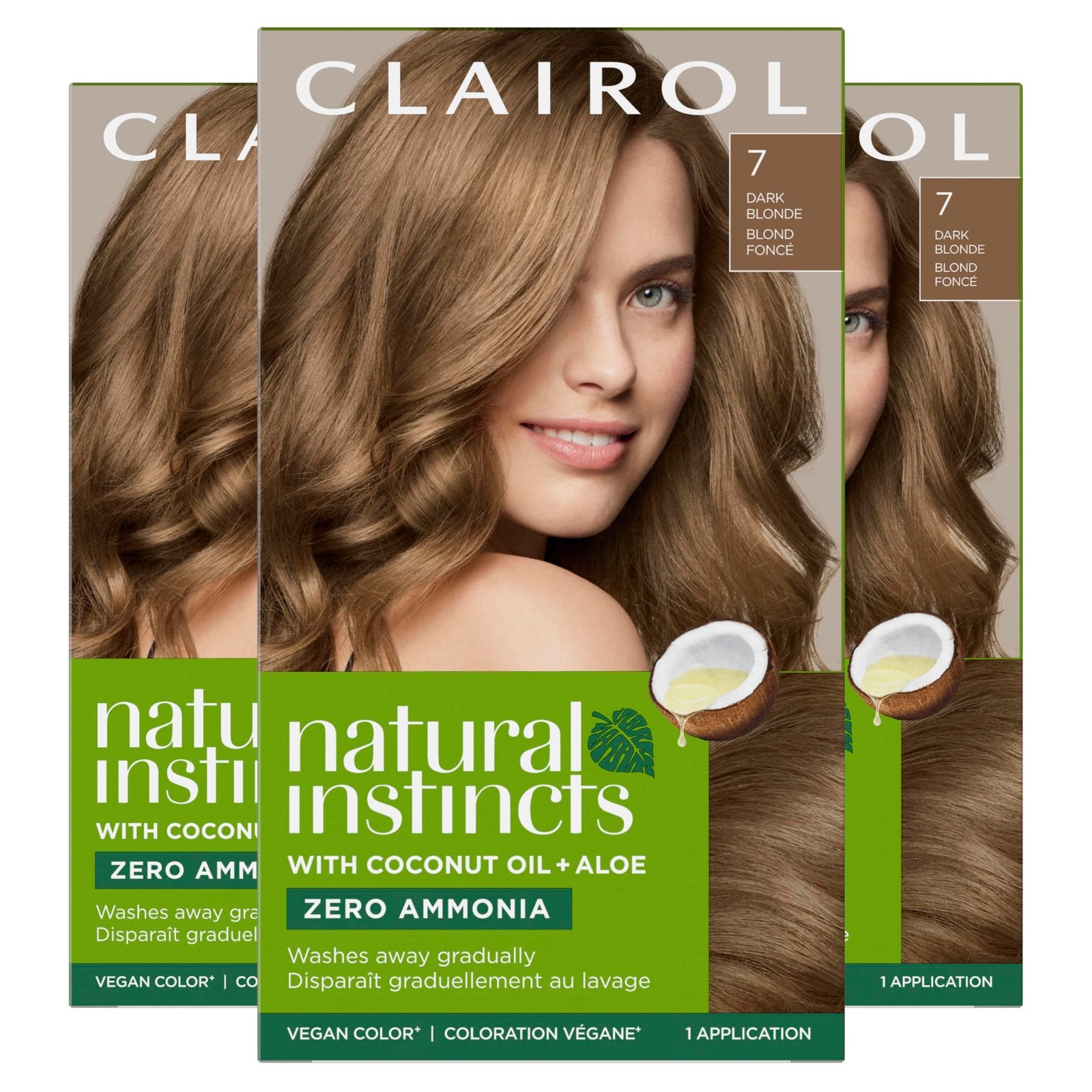Clairol Natural Instincts Hair Dye Dark Blonde (3 Pack)/12pk