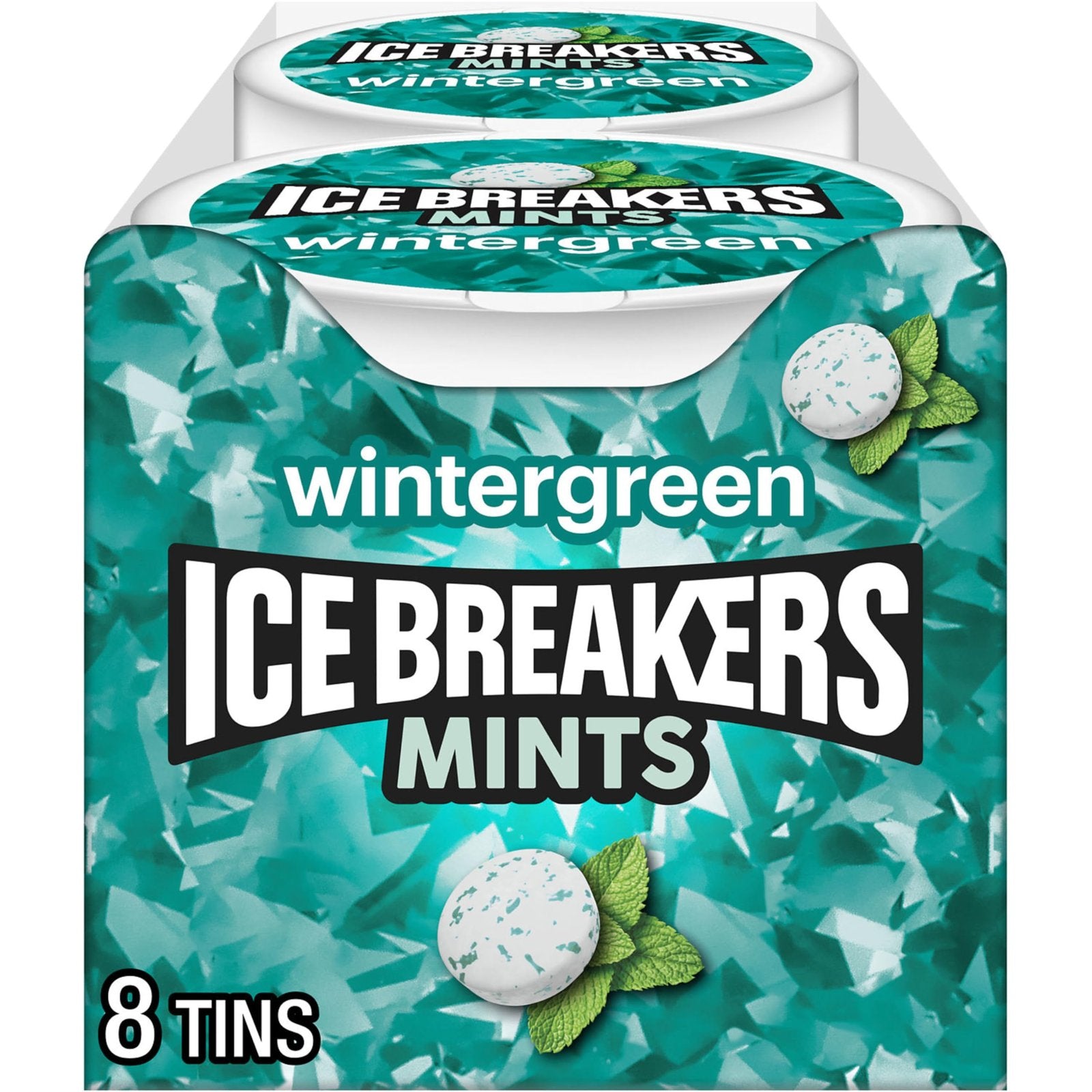 ICE BREAKERS Wintergreen Sugar Free Mints (1.5 oz, 8 Pack)/192pk