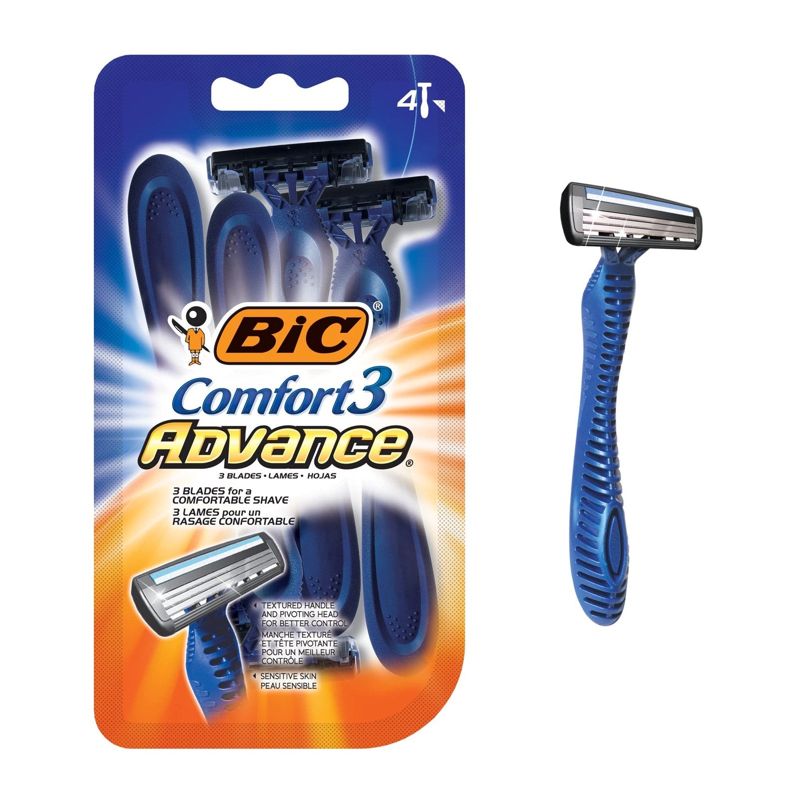 BIC Disposable Razors (4 Count)/72pk
